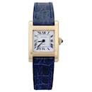 Cartier “Tank Normale” yellow gold watch.