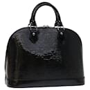 LOUIS VUITTON Epi Alma PM Hand Bag Enamel Noir Electric M4032N LV Auth 67309 - Louis Vuitton