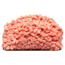 Pink Bottega Veneta Mini Chenille Pouch Crossbody Bag