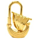 Gold Hermes L’Air De Paris Sailing Boat Cadena Lock Charm - Hermès