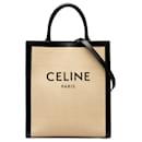 Beige Celine mittelgroße, vertikale Cabas-Umhängetasche - Céline
