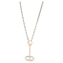 Hermès Chaine d'ancre Fashion Necklace in 18k Rose Gold 0.3 ctw