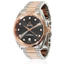 Omega Seamaster Aqua Terra 220.20.38.20.56.001 Unisex Watch In 18kt Stainless St