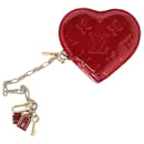 Louis Vuitton Heart Coin Purse in Red Pomme D´amour Vernis Patent Leather