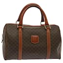 CELINE Macadam Canvas Hand Bag PVC Brown Auth yk10911 - Céline