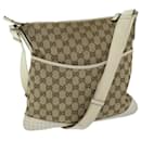 GUCCI Bolso de hombro de lona GG Beige 145857 Auth yk10945 - Gucci