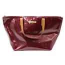 Louis Vuitton Burgundy Monogram Vernis Bellevue PM Bag