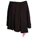 Balenciaga Black & Pink Asymmetric Skirt