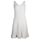 Alaia Textured Cream A-Line Dress - Alaïa