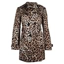 Trench coat leopardato di Michael Michael Kors