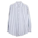 Gestreiftes Business-Hemd aus Baumwolle von Hermès