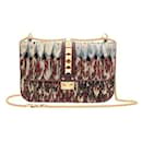 Valentino Limited Edition Embroidered Glam Lock Bag