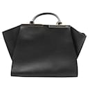 Fendi Black 3Jours Leather Handbag