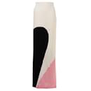 Roksanda Ilincic Ayton color-block silk-crepe maxi skirt - Autre Marque