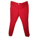 Pantalones rojos Gucci