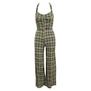 REFORMATION Checked Maxi Oversized Jumpsuit - Reformation