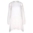 Vestido Longo Renda Branco MAGALI PASCAL - Magali Pascal