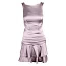 CONTEMPORARY DESIGNER Silk Mini Dress With Flounces - Autre Marque