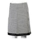 Marni Black White Patterned Skirt