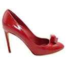 Zapatos de tacón Cubic Wonder de cuero rojo Louis Vuitton