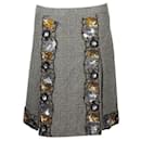 Miu Miu Multicoloured A-Line Skirt with Sequins