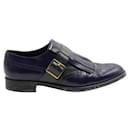 Tod'S Blue & Green Monk Strap Loafers - Tod's