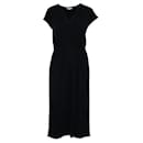CONTEMPORARY DESIGNER Casual Black Dress with Elastic Waistband - Autre Marque