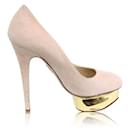 CHARLOTTE OLYMPIA – Dolly-Pumps aus Wildleder - Charlotte Olympia