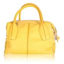 TOD'S Python Skin Yellow D-Styling Bauletto Mini with detachable Strap - Tod's