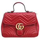 Gucci Matelassé Marmont Top Handle Bag (498110)