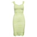 CONTEMPORARY DESIGNER Light Yellow Lace Dress - Autre Marque