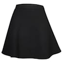 Miu Miu Black Wool Skirt