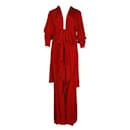 SILVIA TCHERASSI Red Heidy Jumpsuit - Autre Marque