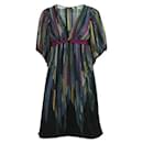 CONTEMPORARY DESIGNER Colorful Silk Dress - Autre Marque