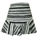 CONTEMPORARY DESIGNER Mini-jupe en tweed noir et blanc - Autre Marque
