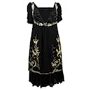 ANNA SUI Black Silk Dress - Anna Sui