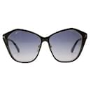 Tom Ford gafas de sol negras con degradado Lena