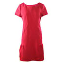 Alberta Ferretti Red Flare Dress