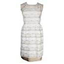 Erdem White Lace Mini Dress