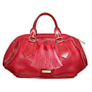 Burberry Prorsum Dunkelrote Shrimpton-Tasche