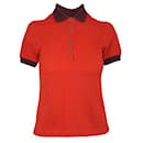 T-shirt polo orange Hermès