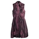 Oscar De La Renta Purple Taffeta Dress - Oscar de la Renta