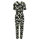 Reformation Black And White Printed Jumpsuit