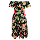 Reformation Off Shoulder Floral Maxi Dress