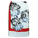 Dior Multicolor Print Silk Skirt