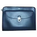 Tod'S Navy Blue Leather Messenger Bag - Tod's