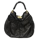Black calf leather Shoulder Bag - Miu Miu