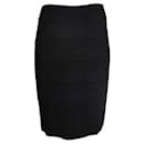 Alaia Black Striped Mini Skirt - Alaïa