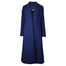 Cappotto lungo di Stella Mccartney in lana blu elettrico - Stella Mc Cartney