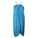 CONTEMPORARY DESIGNER Blue Silk Dress - Autre Marque